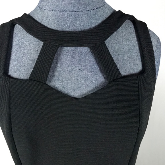 Forever 21 Women's Size S Black Solid Skater Dress - Picture 3 of 8